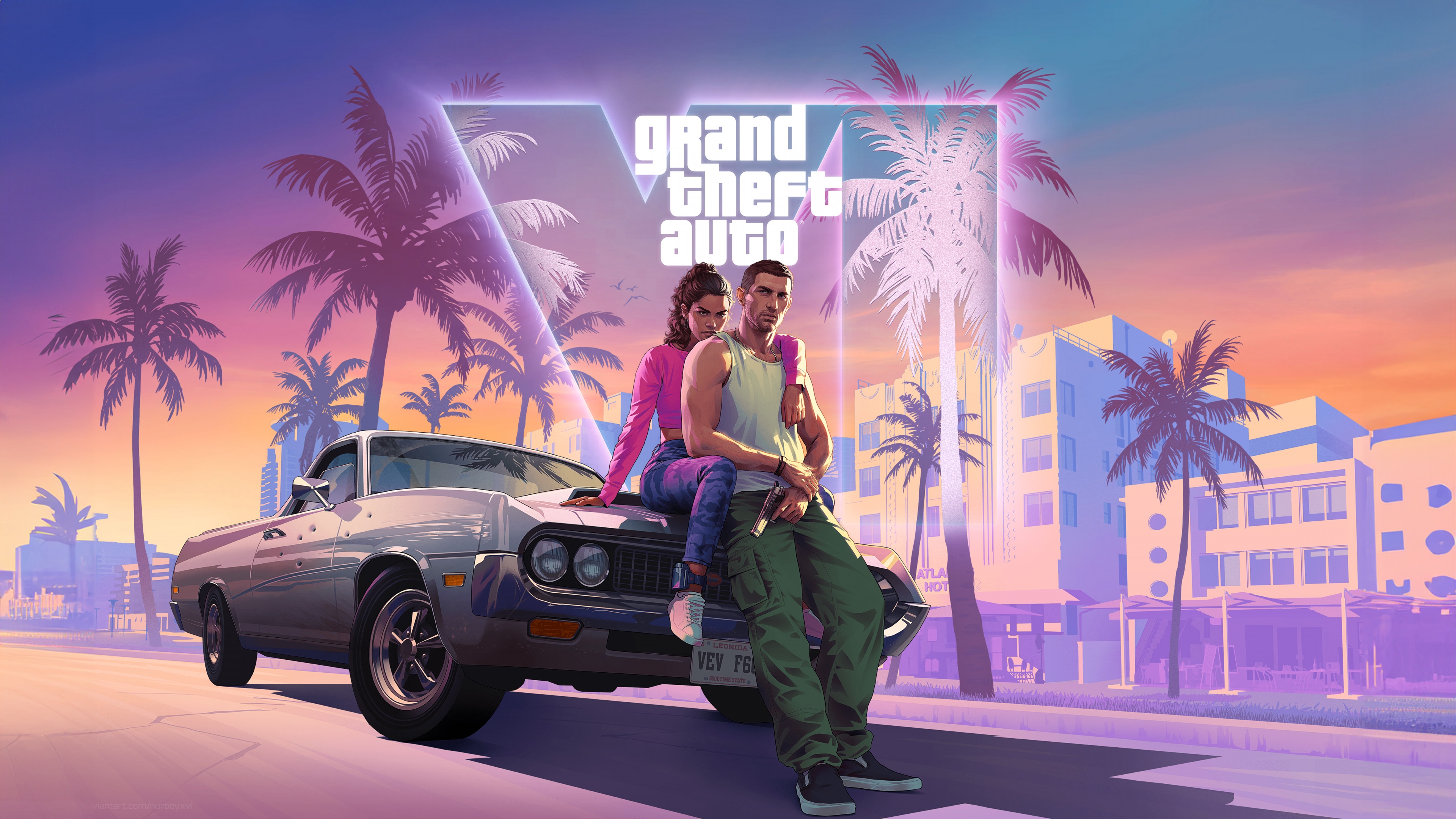 Grand Theft Auto VI Official Reveal Banner and Release Hype